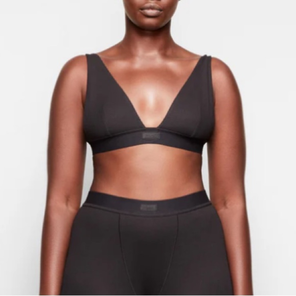 Skims Cotton Rib Bra